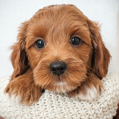 Mini Multigen Goldendoodle - Red Boy - RESERVED for Isaac!