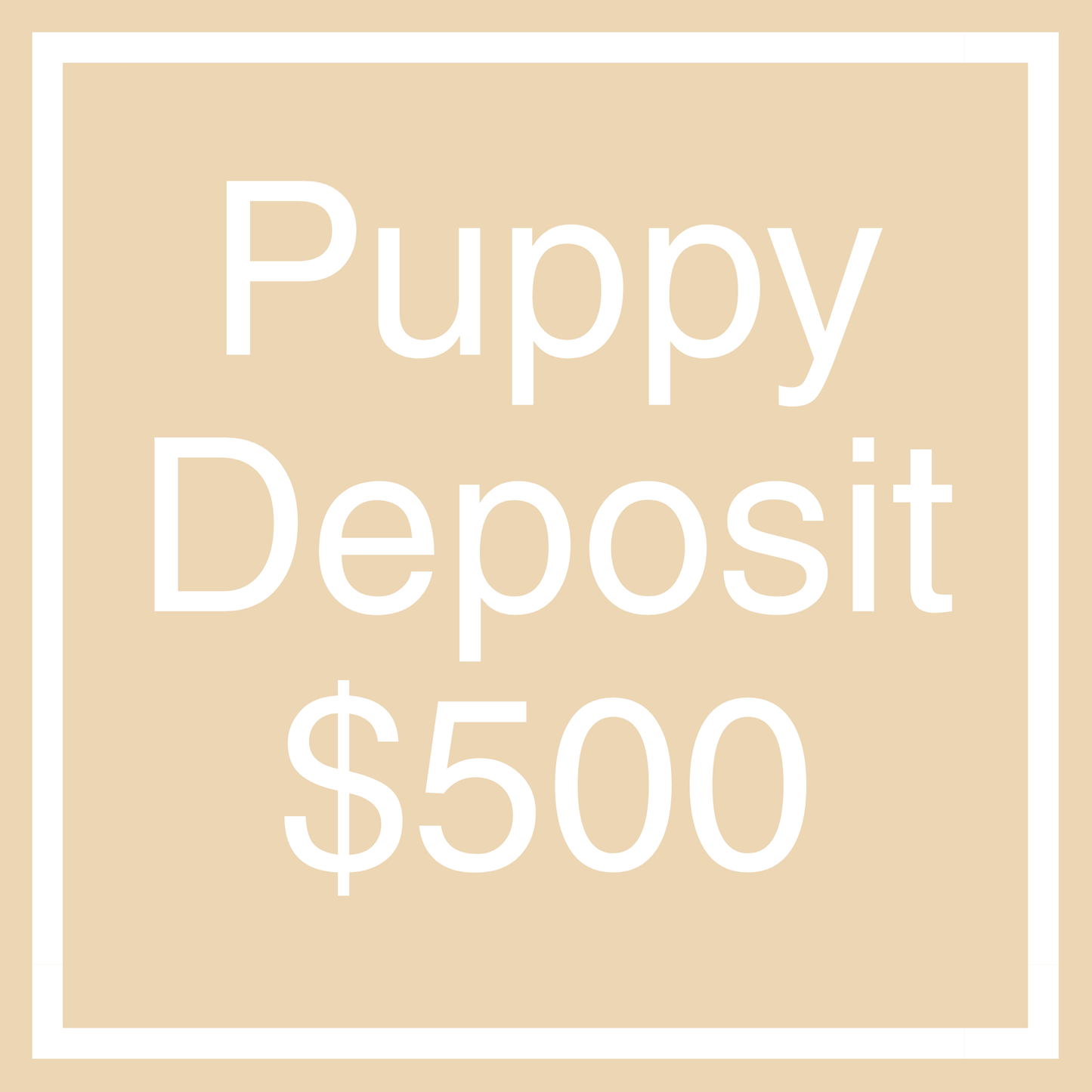 Deposit for Honey's x Pip Litter